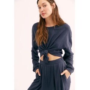 FP beach free people culver city set sz xs navy blue